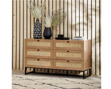 Petra 6 Drawer Chest - Oak