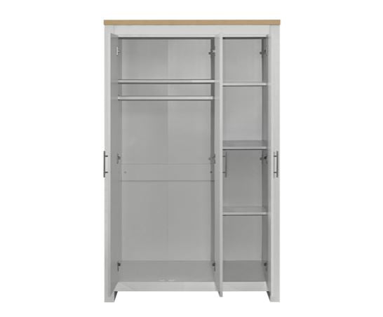 Highgate 3 Door Wardrobe With Mirror