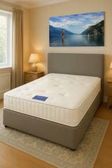 Mister Mattress Memory Ortho Divan Set With Headboard - Double