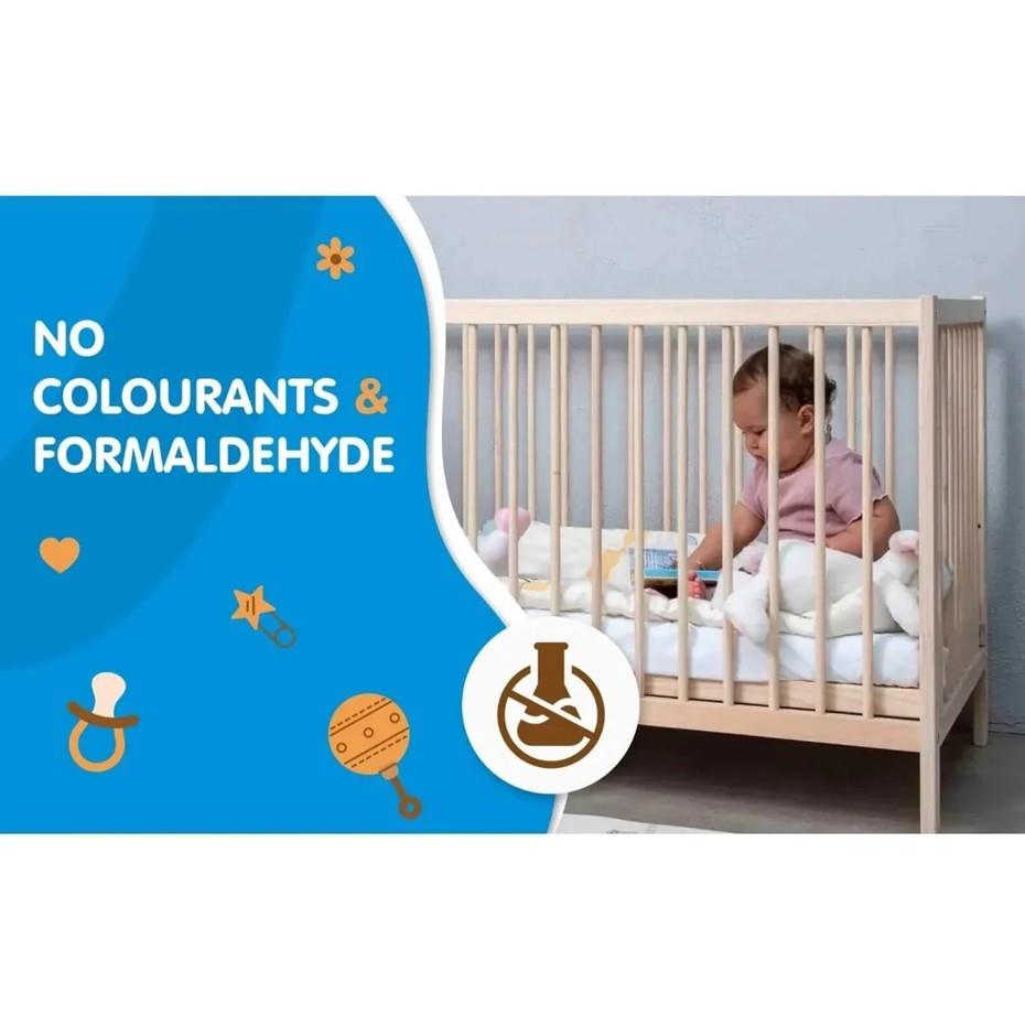 Ella Wooden Cot - 120 x 60