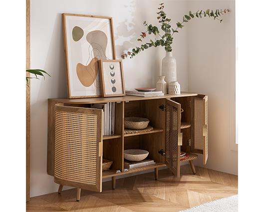 Noah 3 Door Sideboard - Oak