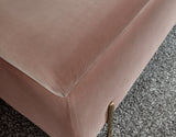 Melta Ottoman Storage Bench- Pink