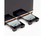 Haden Salcombe 4 Slice Toaster Black and Copper