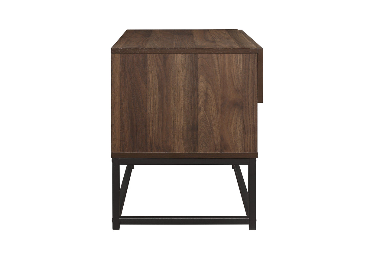 Hermione 1 Drawer Bedside - Walnut