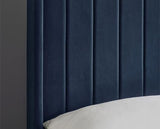 Leila Dual Storage Door Bed Royal Blue - Double
