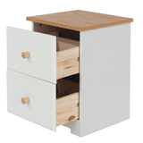 Colorado 2 Drawer Compact Bedside Cabinet