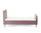 Gatsby Velvet Single Bed - Pink