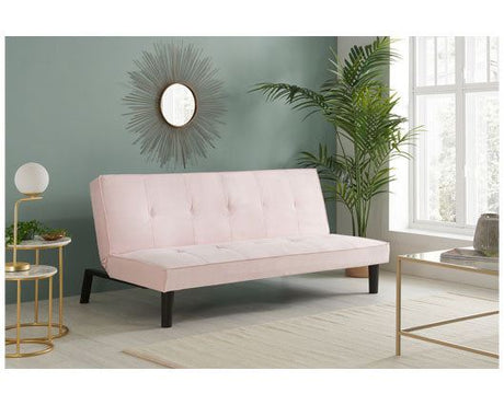 AURORA SOFA BED BLUSH PINK