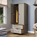 Corona Classic 2 door, 2 drawer wardrobe