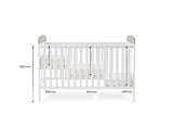 Grace Inspire Cot Bed & Under Drawer - Me & Mini Me Elephants Grey