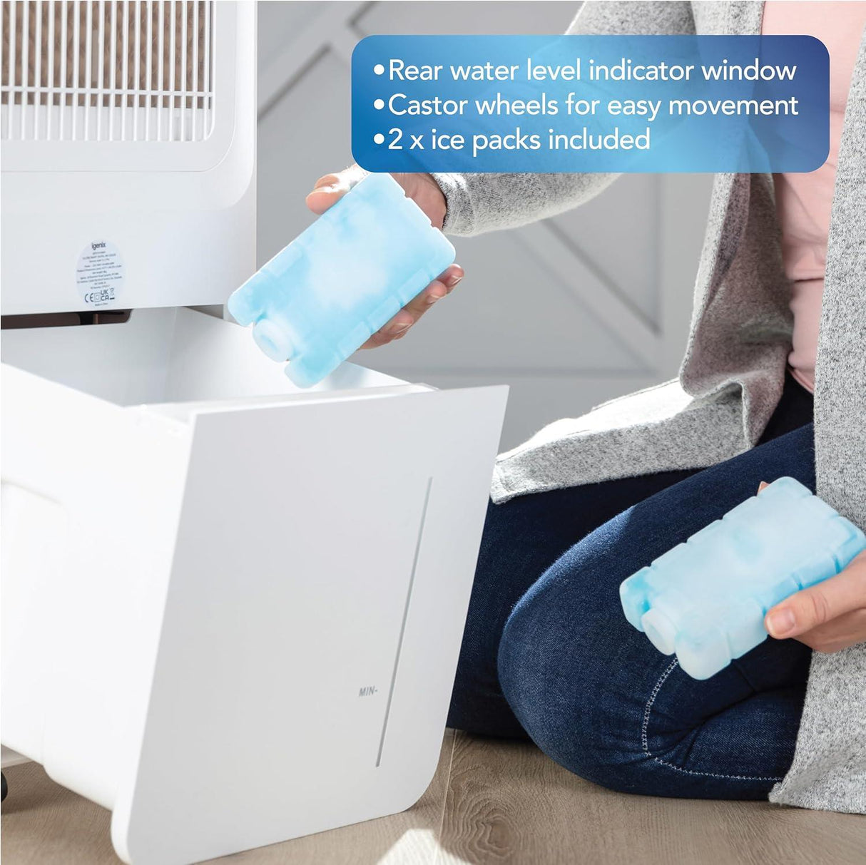 Igenix 10 Litre Smart Air Cooler White