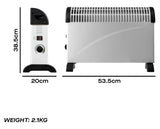 Daeowoo White Convector Heater 2000W