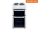 Statesman FUSION50W 50cm Twin Cavity Electric Cooker with Solid Plate Hob
