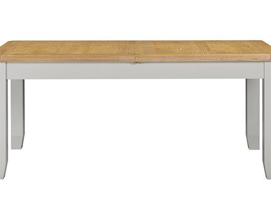 WINDSOR LARGE EXTENDING DINING TABLE - PEBBLE GREY/OAK