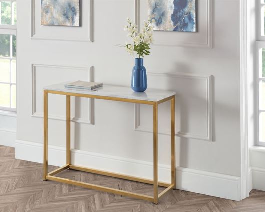 Scarlett Console Table - Gold