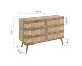 Noah 6 Drawer Chest - Oak