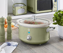 Swan 3.5L Slow Cooker Retro Green