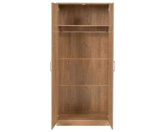 DAKOTA 2 DOOR WARDROBE - OAK EFFECT