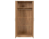 DAKOTA 2 DOOR WARDROBE - OAK EFFECT
