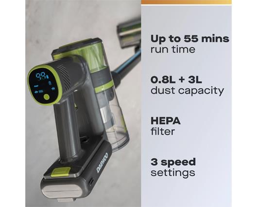 Daewoo Cyclone Freedom Cordless Vacuum Cleaner with Auto Empty System