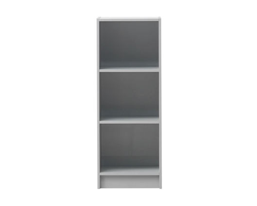 Traditional Medium Narrow Bookcase-Grey