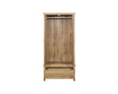 Hounslow 2 Door 1 Drawer Wardrobe- Oak