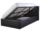 Serena Double Side Lift Ottoman Bed - Black