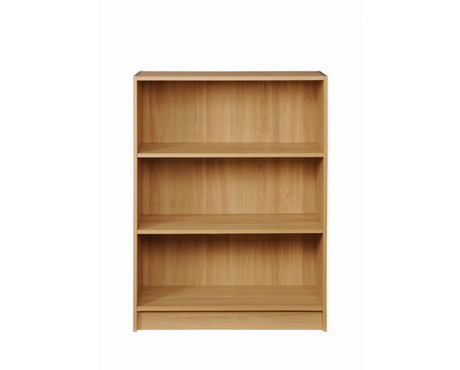 Low Wide Bookcase-Oak