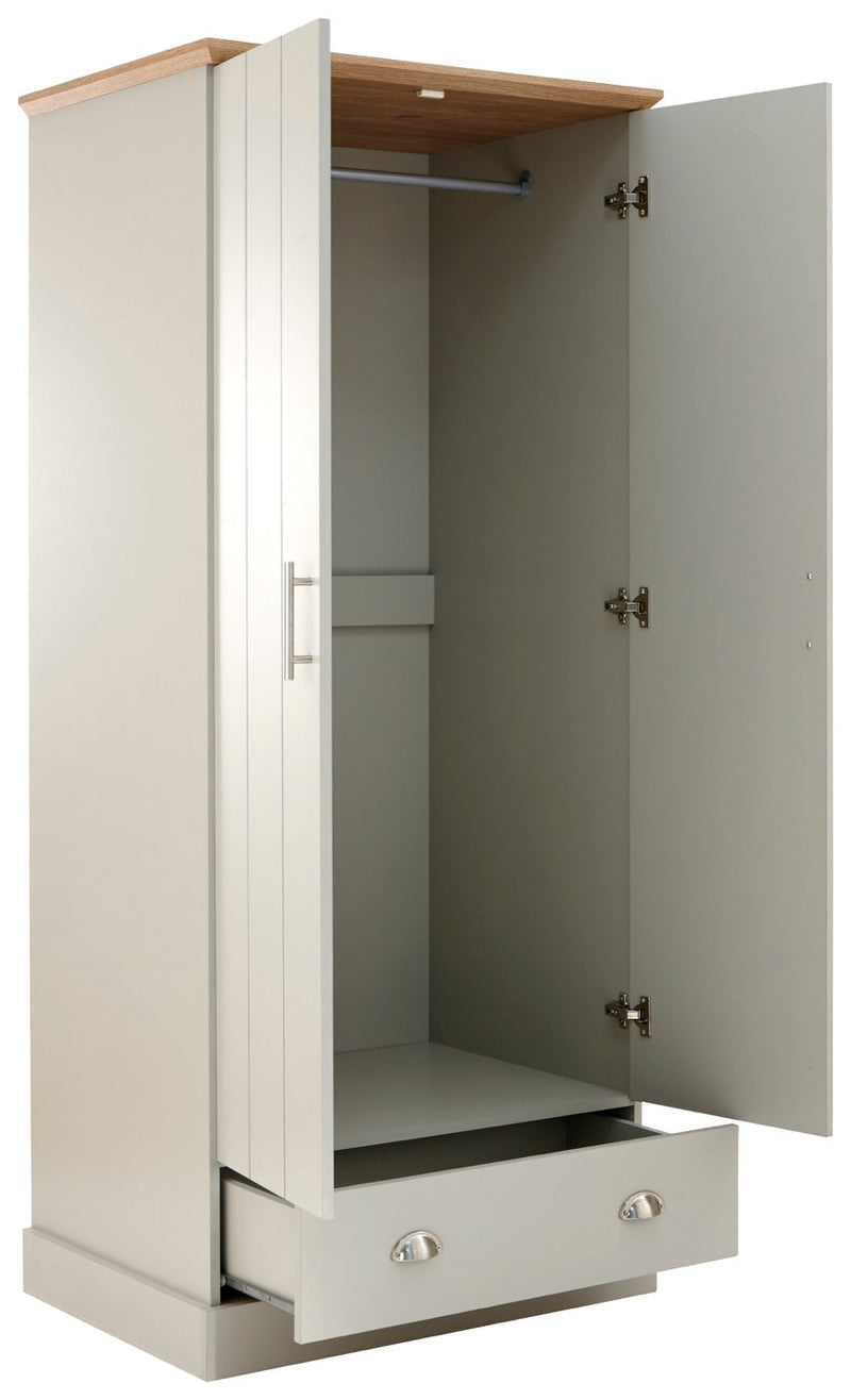Kinsley 2 Door 1 Drawer Wardrobe