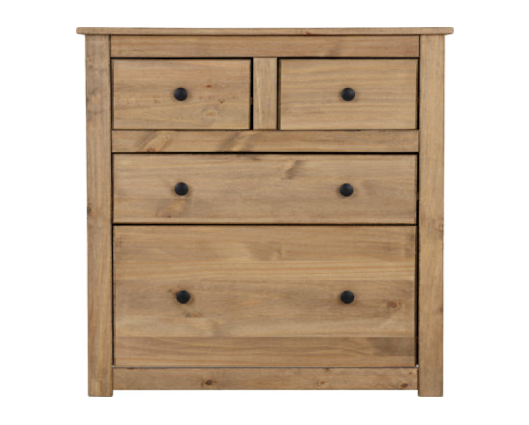 Pike 2+2 Drawer Chest
