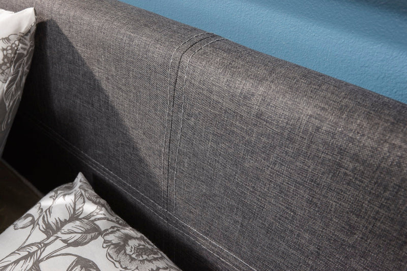 Double End Lift Ottoman Bed-Grey
