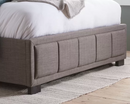 Harrison Double Bed-Grey