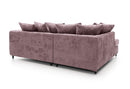 Heidi Left Hand Facing Corner Sofa - Pink