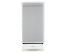 Neptune 2 Door 1 Drawer Wardrobe - White Gloss