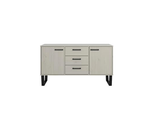 Telv Medium Sideboard with 2 Door, 3 Drawers-Grey