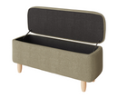 Florence Boucle Ottoman- Natural Mushroom