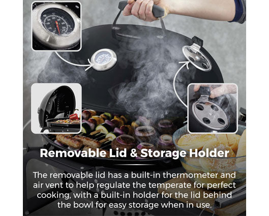 Tower Kettle Grill with Side Table