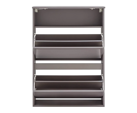 Graze Wall Hanging Two Tier Shoe Cabinet- Grey