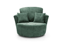 Heidi Swivel Chair - Rifle Green