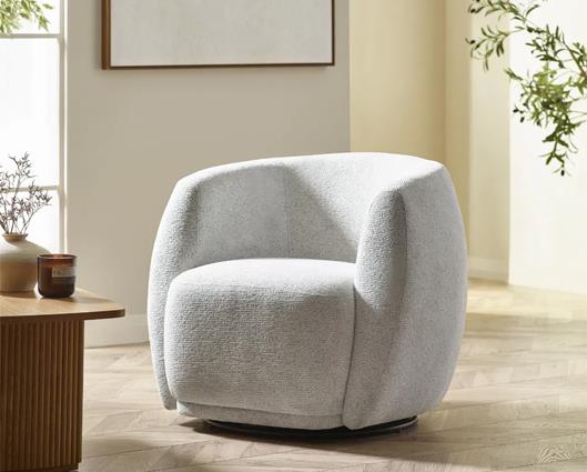 Bowline Swivel Chair Oyster