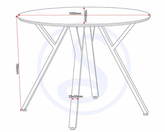 ATHENS ROUND & LUKAS DINING SET (X4 CHAIRS) - CONCRETE/GREY VELVET
