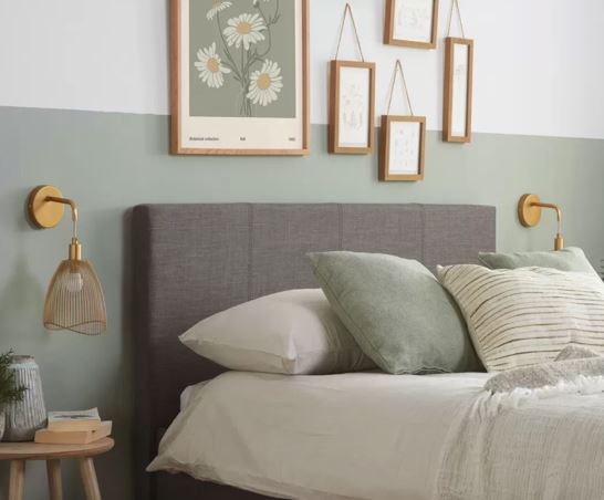 Berlin Small Double Bed - Grey