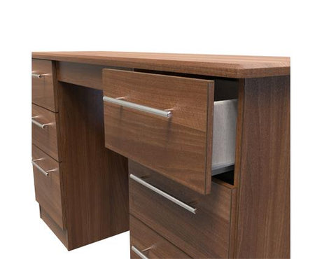 Sherwood Kneehole - Noche Walnut