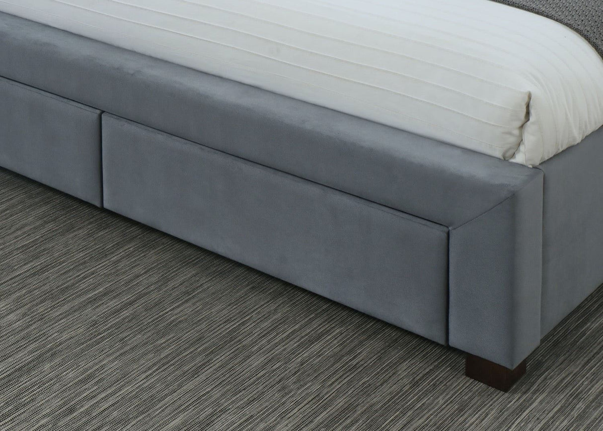 Hope Double Bed - Grey