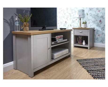 Lachlan Small TV Cabinet-Grey