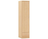 NEVADA 1 DOOR 1 DRAWER WARDROBE - SONOMA OAK EFFECT