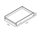 Stamford Space Saver Cot & Cot Top Changer - White