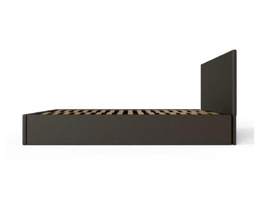 Serena Small Double Side Lift Ottoman Bed-Grey