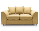 Daisy 2 Seater Sofa - Mustard
