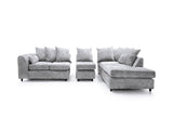 Heidi Right Hand Facing Corner Sofa Plus - Light Grey